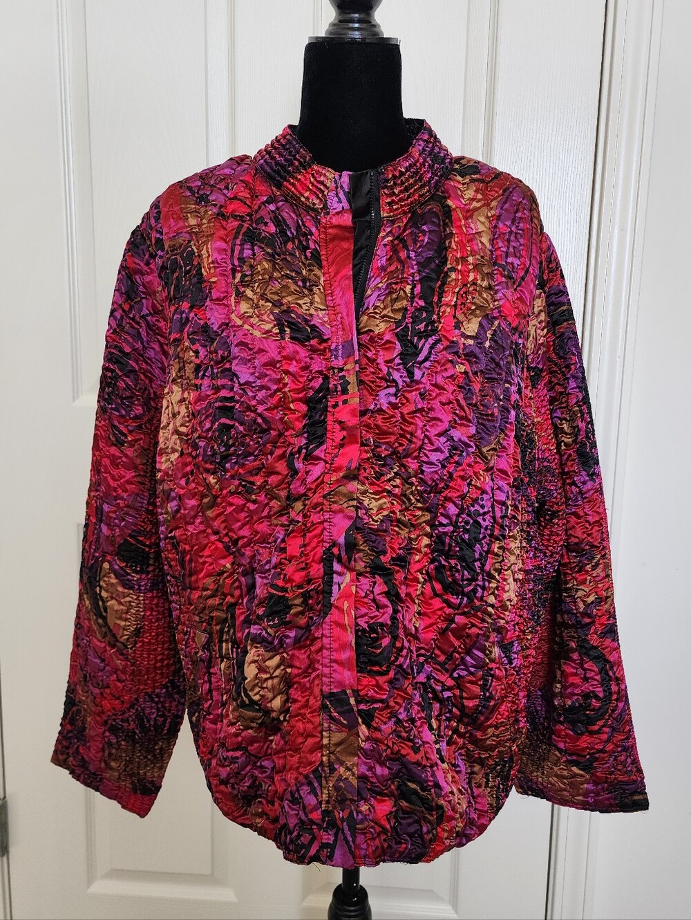 Ruby Rd. Women's Textured Vibrant Vintage Jacket